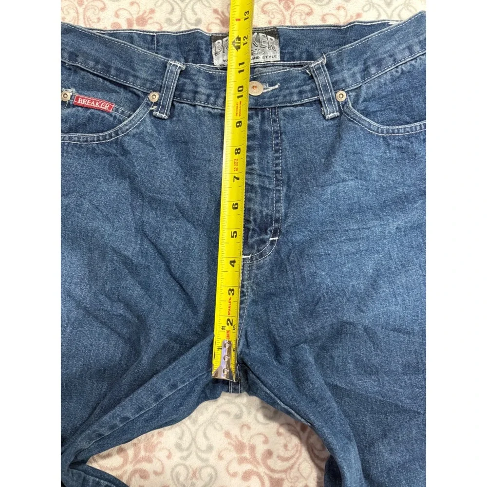 Breaker Jeans Vintage Denim Capris Medium Wash High Rise Cropped Pants Size 9/10 - Picture 7 of 13